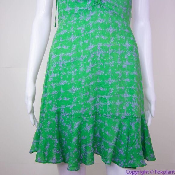 NEW Intimately Free People Caught Up Printed Slip Dress, Green, M - Picture 5 of 15